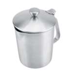 500ml Coffee Milk Frothing Pitcher Coffee Cup Mug with Cover & Measurement for Househould Office Coffee Shop - Image 2