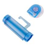 Raindrops 1Set Blue Plastic Toothpaste Squeezer Wall Mounted Sucker Dispenser for Home Bathroom Hotel - Image 2