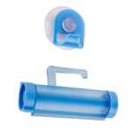 Raindrops 1Set Blue Plastic Toothpaste Squeezer Wall Mounted Sucker Dispenser for Home Bathroom Hotel - Image 3
